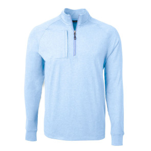 Men's Adapt Eco Knit Heather Quarter Zip Pullover (MCK01086)