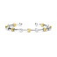 Golf Goddess Stroke Counter Bracelet - Two Tone Silver and Gold